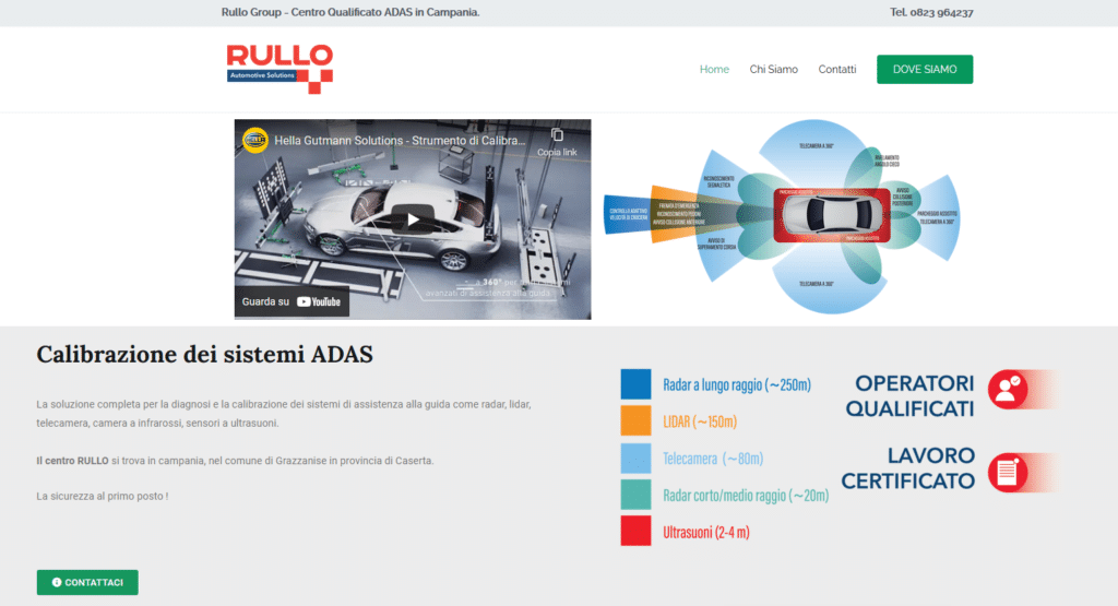 La soluzione completa per la diagnosi e la calibrazione dei sistemi di assistenza alla guida come radar, lidar, telecamera, camera a infrarossi, sensori a ultrasuoni.