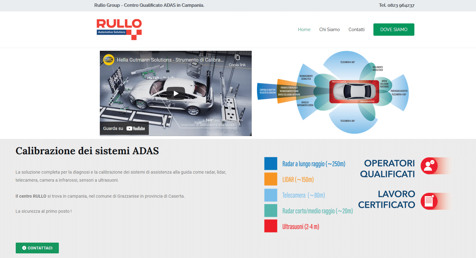 La soluzione completa per la diagnosi e la calibrazione dei sistemi di assistenza alla guida come radar, lidar, telecamera, camera a infrarossi, sensori a ultrasuoni.